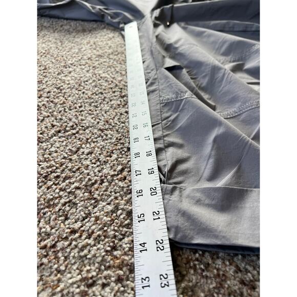 NWT Nautica Women's Cotton Roll-Tab Utility Pants, XXL Gray, Elastic Waist - Picture 8 of 12